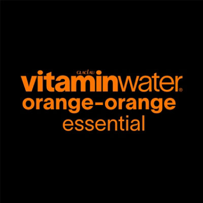vitaminwater Water Beverage Nutrient Enhanced Essential Orange Orange - 20 Fl. Oz. - Image 2