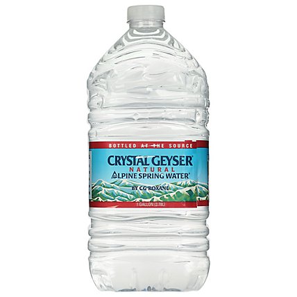 Crystal Geyser Natural Alpine Spring Water - 1 Gallon - Image 1