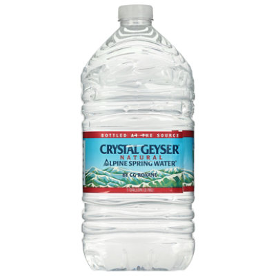 Crystal Geyser Natural Alpine Spring Water - 1 Gallon