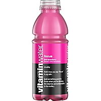 vitaminwater Water Beverage Nutrient Enhanced Focus Kiwi Strawberry - 20 Fl. Oz. - Image 4