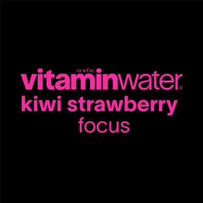 vitaminwater Water Beverage Nutrient Enhanced Focus Kiwi Strawberry - 20 Fl. Oz. - Image 2