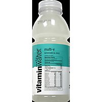 vitaminwater Water Beverage Nutrient Enhanced Multi-V Lemonade - 20 Fl. Oz. - Image 3