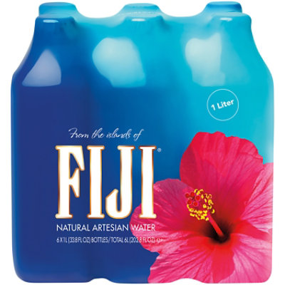 FIJI Natural Artesian Bottled Water - 6-33.8 Fl. Oz. - Image 4