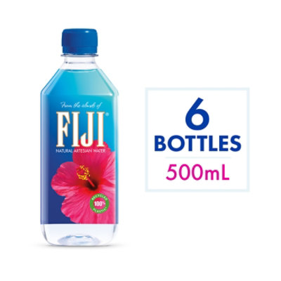 FIJI Natural Artesian Bottled Water - 6-16.9 Fl. Oz. - Image 2