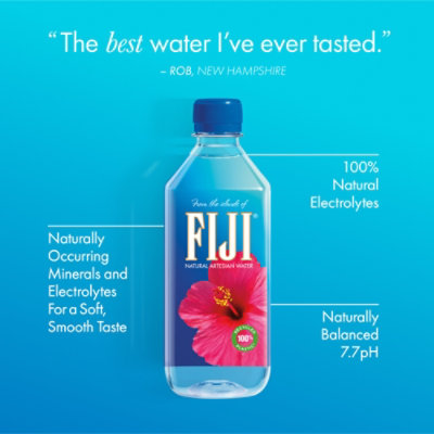 FIJI Natural Artesian Bottled Water - 6-16.9 Fl. Oz. - Image 6