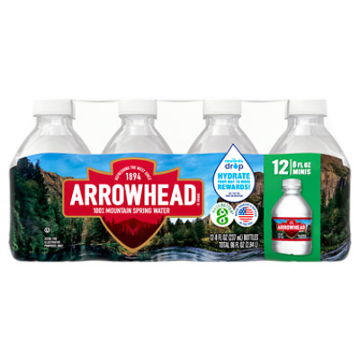 Arrowhead 100% Mountain Spring Water - 12-8 Fl. Oz. - Image 1