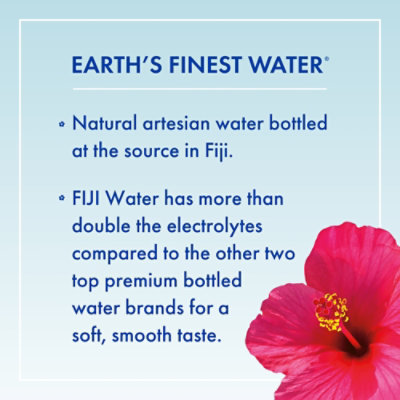 FIJI Natural Artesian Bottled Water - 33.8 Fl. Oz. - Image 3