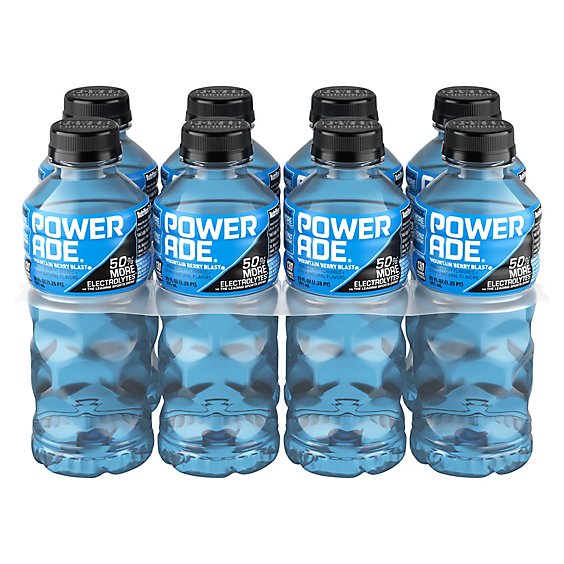 POWERADE Sports Drink Electrolyte Enhanced Mountain Berry Blast - 8-20 Fl. Oz.