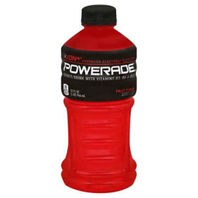 POWERADE Sports Drink Electrolyte Enhanced Fruit Punch - 32 Fl. Oz.