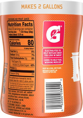 Gatorade Thirst Quencher Instant Powder Mix Fruit Punch - 18.4 Oz - Image 6