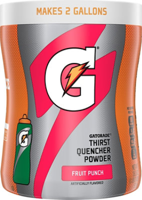 Gatorade Thirst Quencher Instant Powder Mix Fruit Punch - 18.4 Oz - Image 2