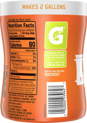 Gatorade G Series Thirst Quencher Perform 02 Instant Powder Mix Lemon-Lime - 18.4 Oz - Image 6