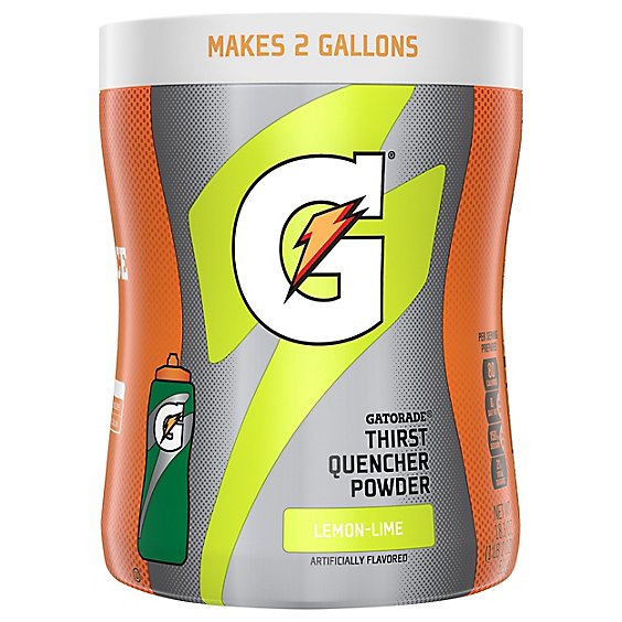 Gatorade G Series Thirst Quencher Perform 02 Instant Powder Mix Lemon-Lime - 18.4 Oz