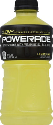 POWERADE Sports Drink Electrolyte Enhanced Lemon Lime - 32 Fl. Oz. - Image 2