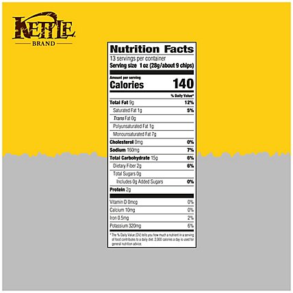 Kettle Potato Chips Krinkle Cut Salt & Fresh Ground Pepper - 13 Oz - Image 4