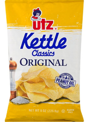 Utz Potato Chips Kettle Classics Original - 8 Oz - Image 3