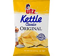 Utz Potato Chips Kettle Classics Original - 8 Oz