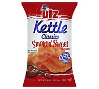 Utz Potato Chips Kettle Classics Smokin Sweet BBQ Flavored - 8 Oz