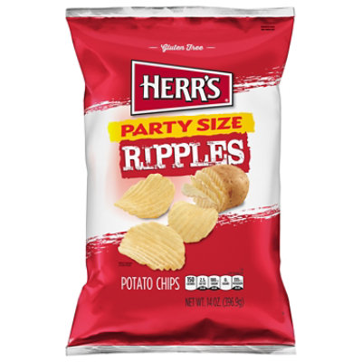 Herrs Potato Chips Ripples - 16 Oz - ACME Markets