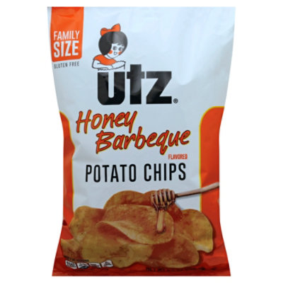 Utz Potato Chips Honey Barbeque Family Size - 9.5 Oz - Pavilions