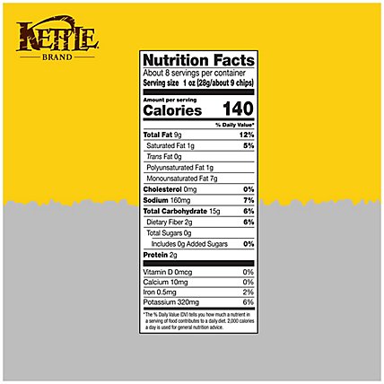 Kettle Potato Chips Krinkle Cut Salt & Fresh Ground Pepper - 8.5 Oz - Image 4