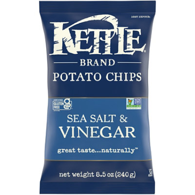 Kettle Brand Sea Salt & Vinegar Kettle Potato Chips - 8.5 Oz - Image 1