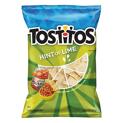 TOSTITOS Tortilla Chips Hint of Lime - 13 Oz