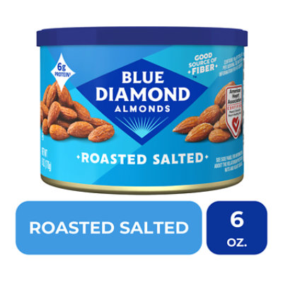 Blue Diamond Almonds Roasted Salted - 6 Oz - Image 2