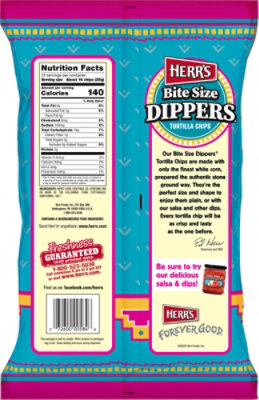 Herrs Bite Size Tortilla Chips - 12 Oz - Image 6