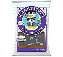 Pirates Booty Smart Puffs Cheese Puffs Baked Real Cheddar - 4.5 Oz