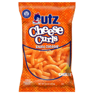 Utz Cheese Curls Baked Cheddar - 8.5 Oz - Image 3