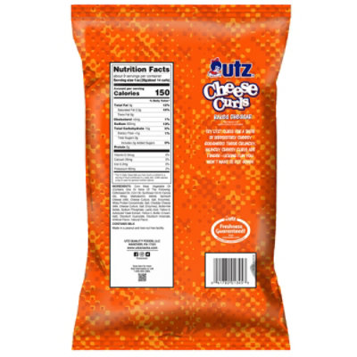 Utz Cheese Curls Baked Cheddar - 8.5 Oz - Image 6