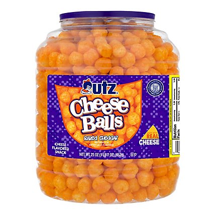 Utz Cheese Balls Baked Cheddar - 23 Oz - Image 2