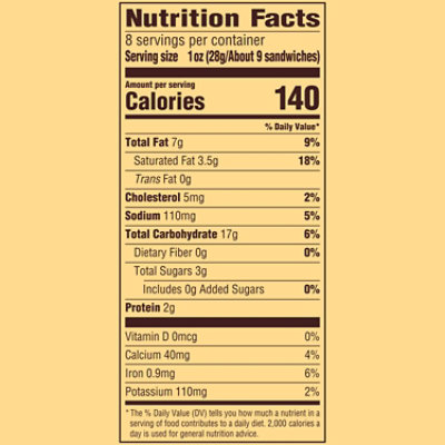 Snyder's of Hanover Cheddar Cheese Filled Pretzel Sandwiches - 8 Oz - Image 2