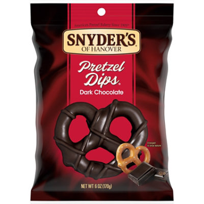 Snyder's of Hanover Dark Chocolate Covered Pretzels - 6 Oz - Image 1