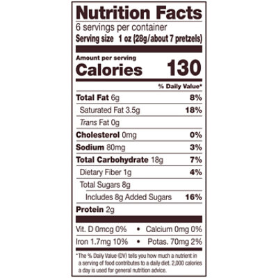 Snyder's of Hanover Dark Chocolate Covered Pretzels - 6 Oz - Image 2