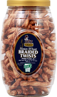 Utz Pretzel Braided Twists Honey Wheat - 26 Oz - Image 2