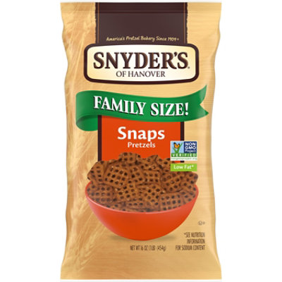 Snyder's of Hanover Snaps Pretzels - 16 Oz - Image 1
