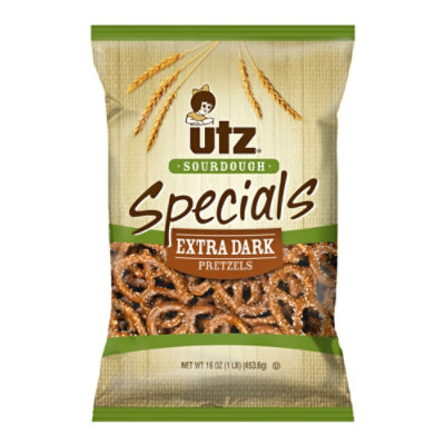 Utz Pretzels Sourdough Specials Extra Dark - 16 Oz - Image 1