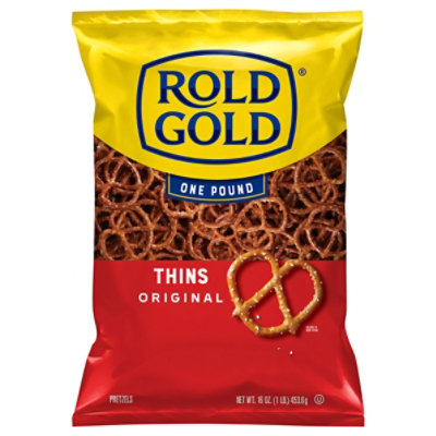 ROLD GOLD Pretzels Thins Original - 16 Oz - Image 1