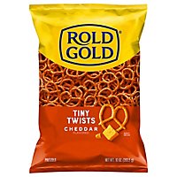 ROLD GOLD Pretzels Tiny Twists Cheddar - 10 Oz - Image 2