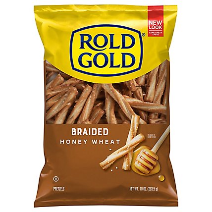 ROLD GOLD Pretzels Braided Honey Wheat  - 10 Oz - Image 3