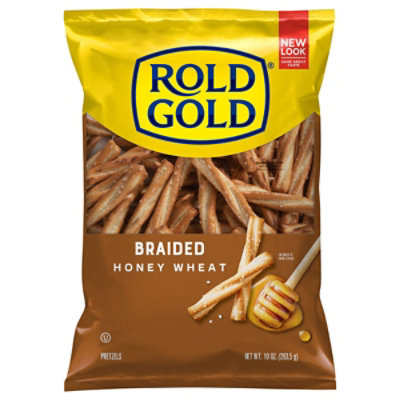 ROLD GOLD Pretzels Braided Honey Wheat  - 10 Oz - Image 1