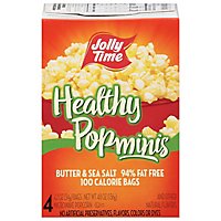 JOLLY TIME Microwave Popcorn Healthy Pop 100 Calorie Butter Mini Bags - 4-1.2 Oz - Image 1
