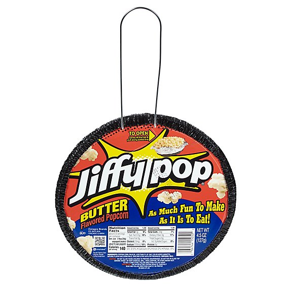 Jiffy Pop Stovetop Butter Flavored Popcorn - 4.5 Oz