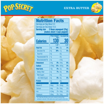 Pop Secret Microwave Popcorn Premium Extra Butter Pop-and-Serve Bags - 3-3.2 Oz - Image 4