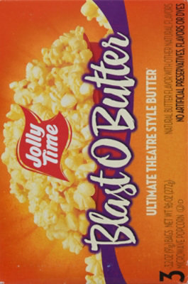 JOLLY TIME Popcorn Blast O Butter Microwave Ultimate Theatre Style Butter - 3-3.2 Oz - Image 6