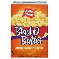 JOLLY TIME Popcorn Blast O Butter Microwave Ultimate Theatre Style Butter - 3-3.2 Oz - Image 1