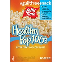 JOLLY TIME Microwave Popcorn Healthy Pop 100 Calorie Butter Mini Bags - 4-1.2 Oz - Image 2