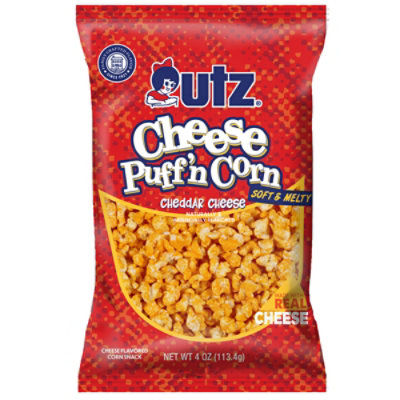 Utz Puff N Corn Hulless Cheese Flavored - 4.25 Oz - Vons